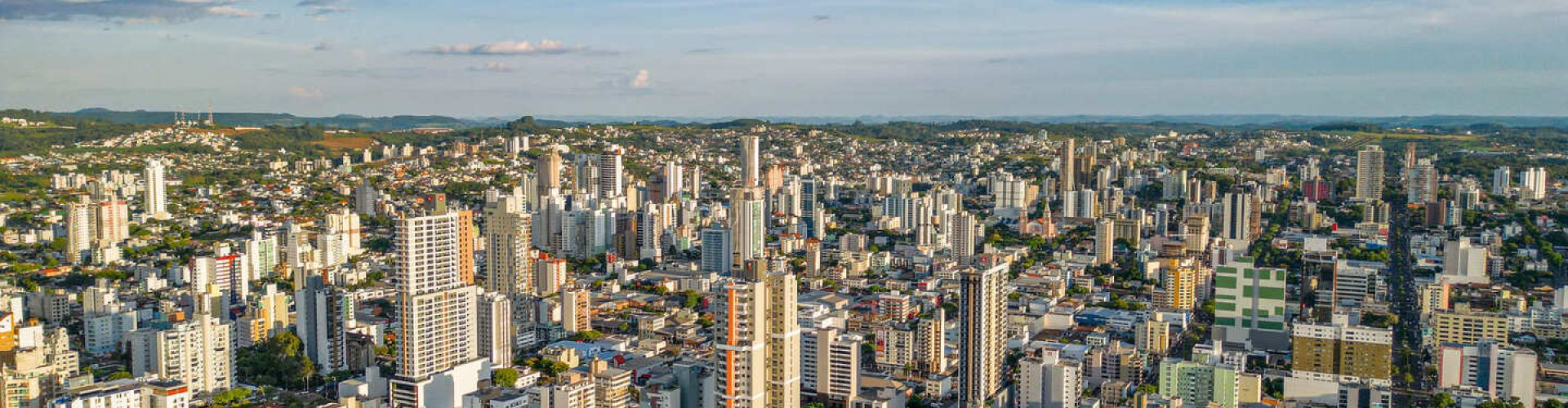 Chapecó, BR cityscape