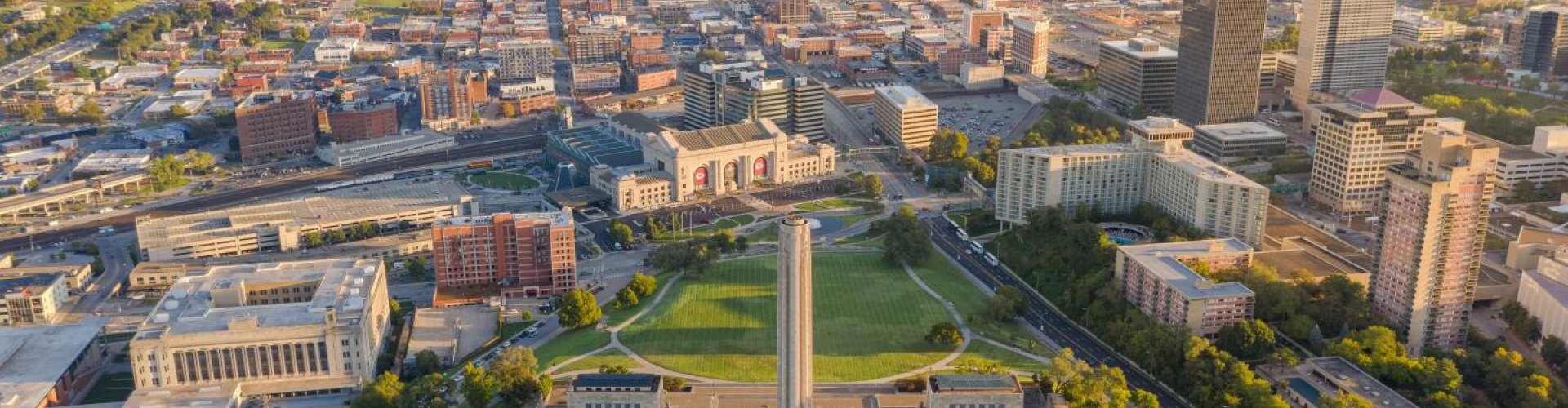 Kansas City, MO, US cityscape
