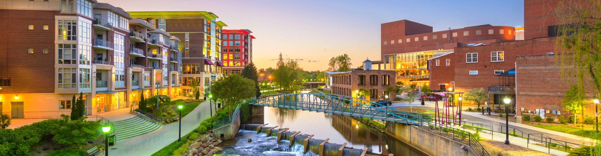 Greenville, NC, US cityscape