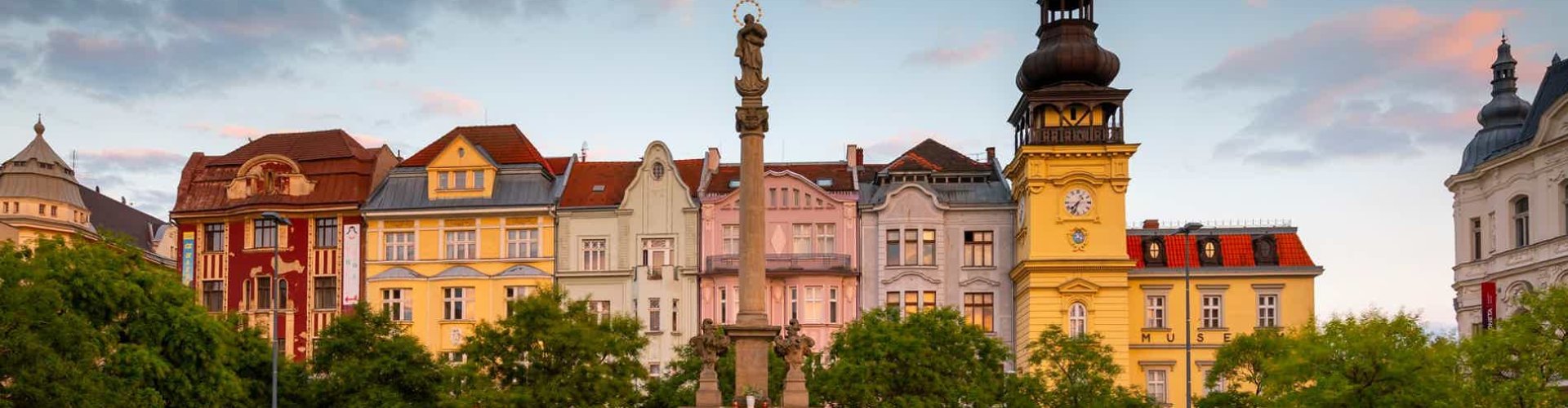 Ostrava, CZ cityscape