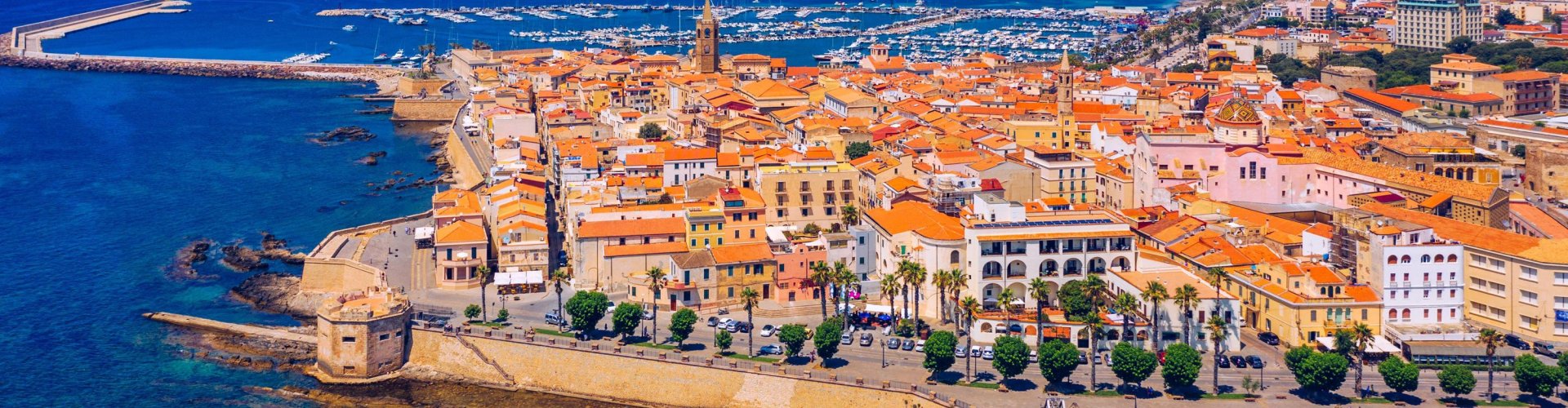 Alghero, IT cityscape
