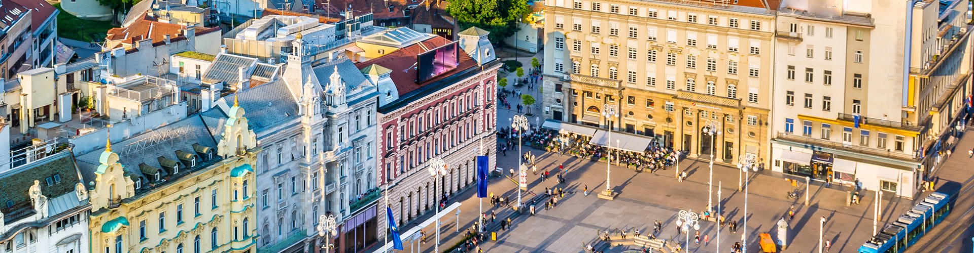 Zagreb, HR cityscape