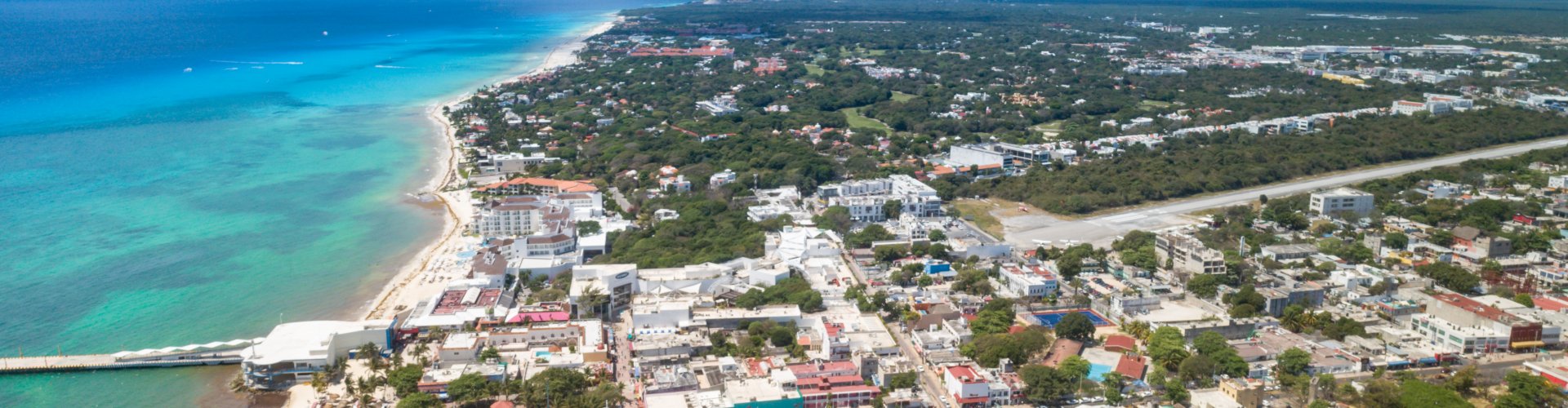 Playa del Carmen, MX cityscape