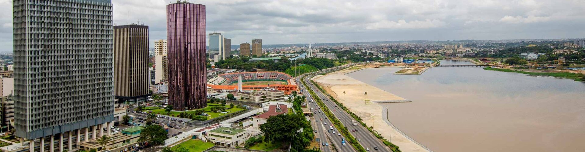 Abidjan, CI cityscape
