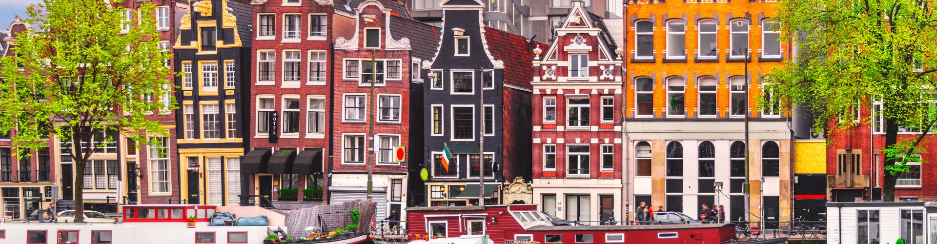 Amsterdam, NL cityscape